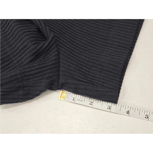 Alo Yoga Ribbed Shorts Muse Lounge Athleisure Casual Black Size M Womens - Picture 6 of 7